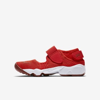 Nike Air Rift - Fiatalabb Gyerek Utcai Cipő - Piros/Fehér/Szürke